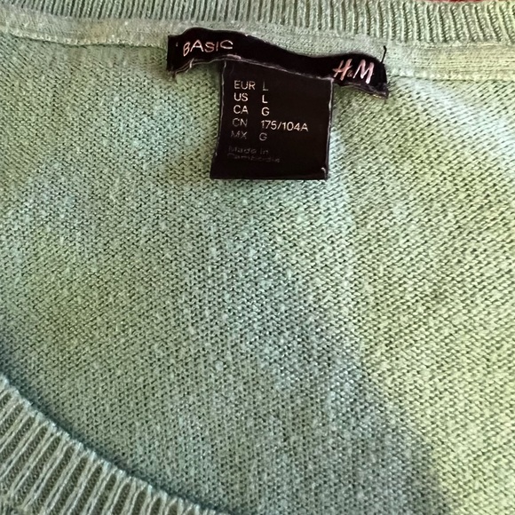 H&M womens knit mint green sweater - Picture 11 of 12